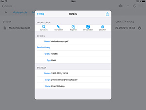 App Dateien bearbeiten
